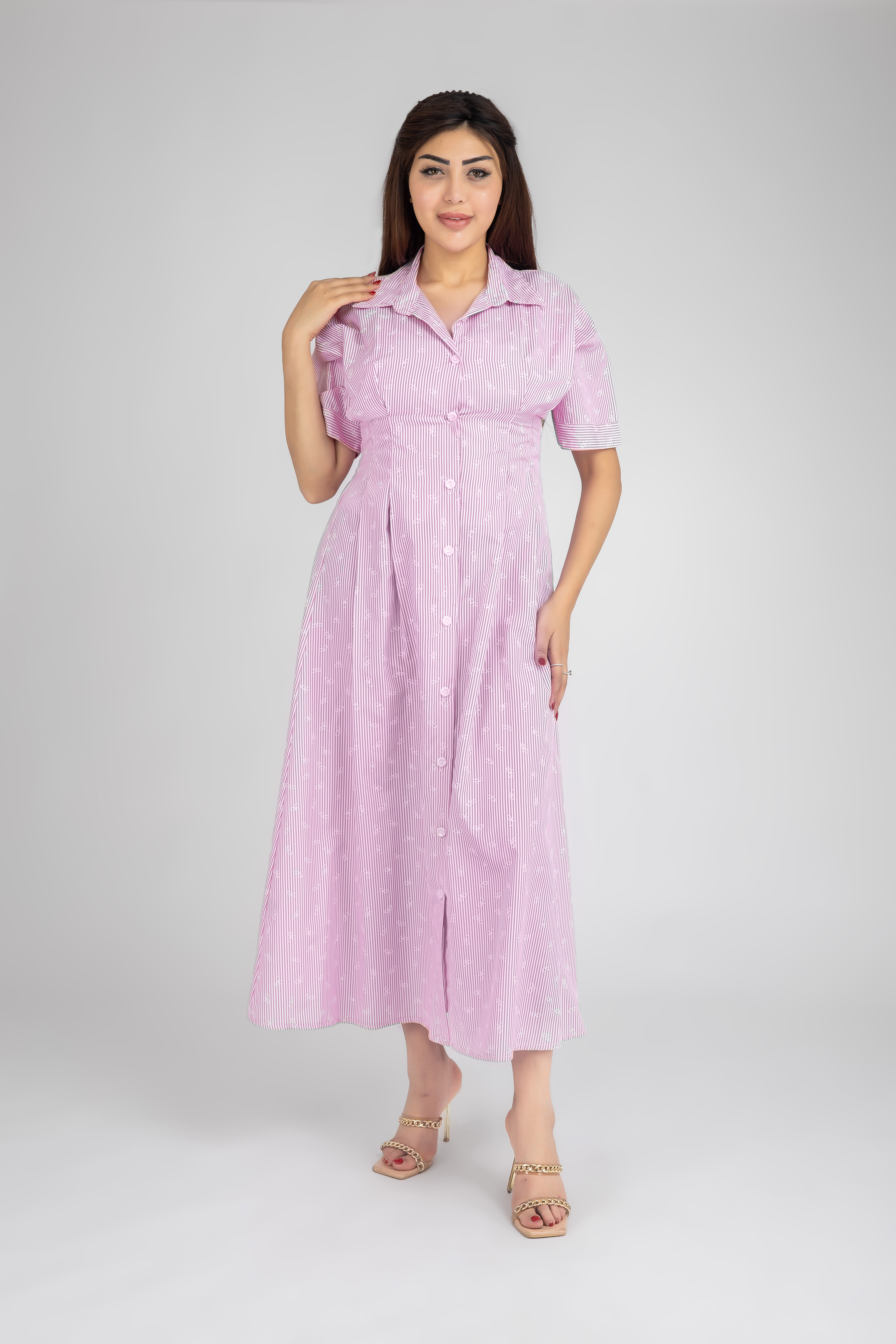 Medi strips dress